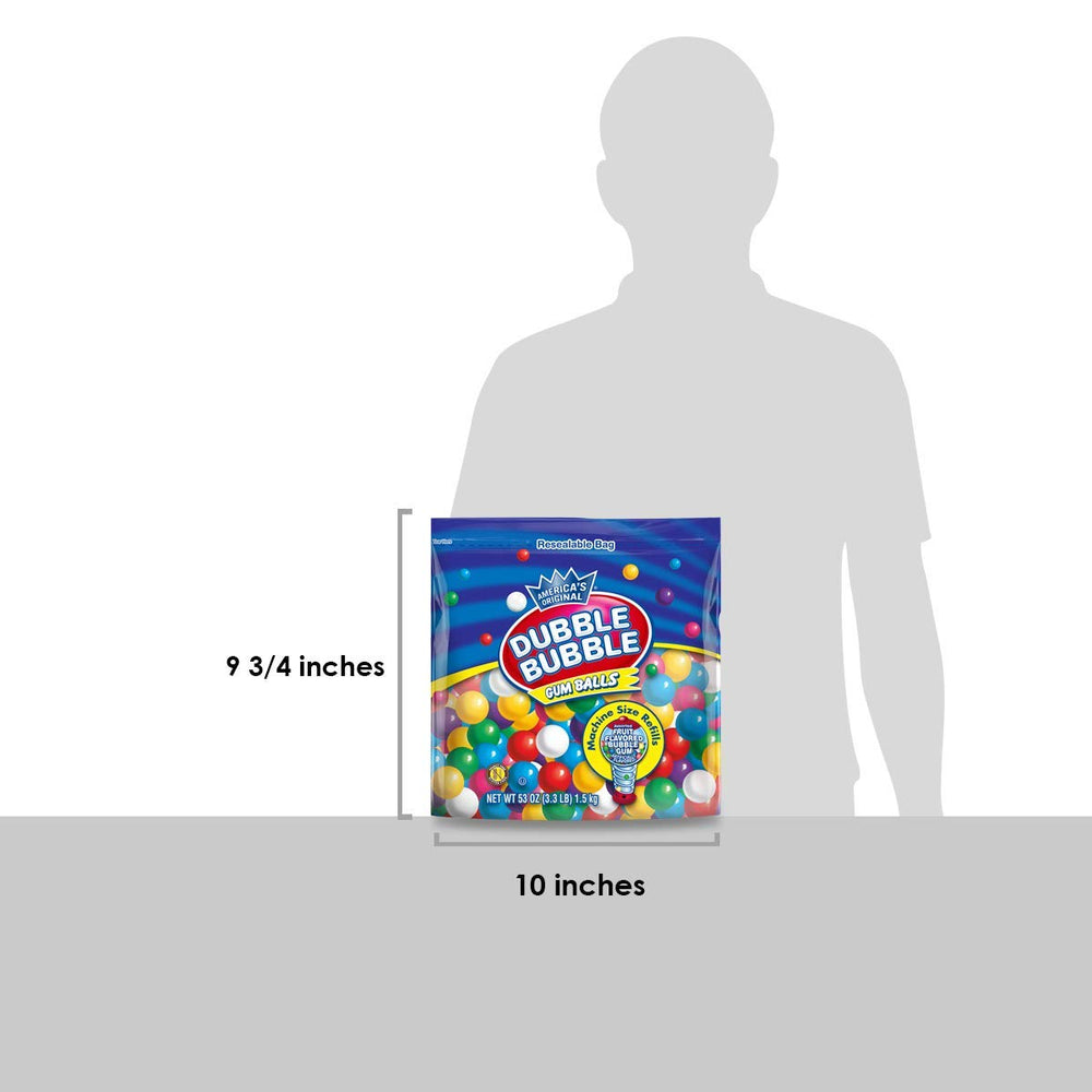 Tootsie Roll Dubble Bubble gumballs ready for quick, cheerful dispensers.