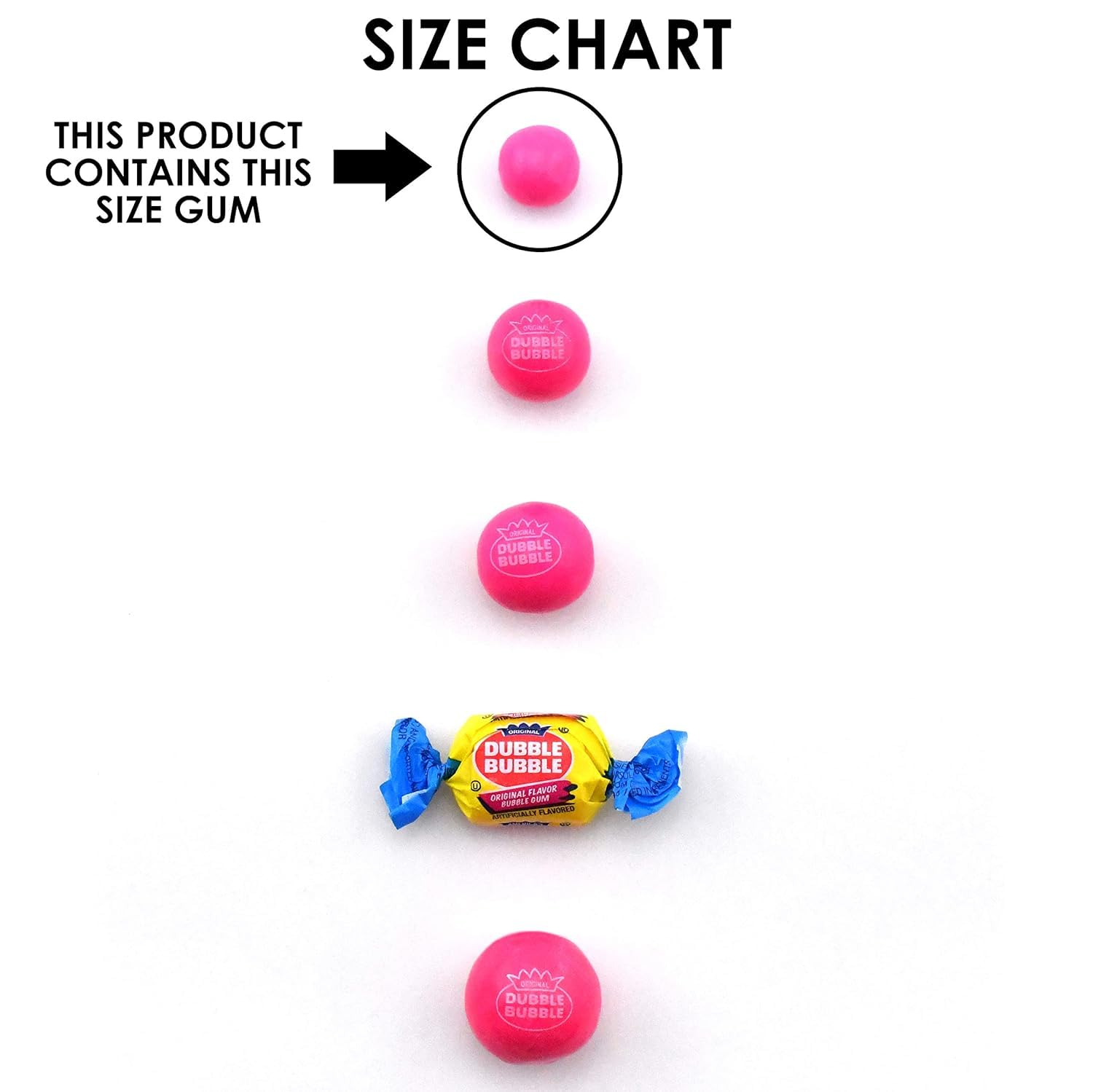 Tootsie Roll Dubble Bubble gumballs refill for home or office machines.