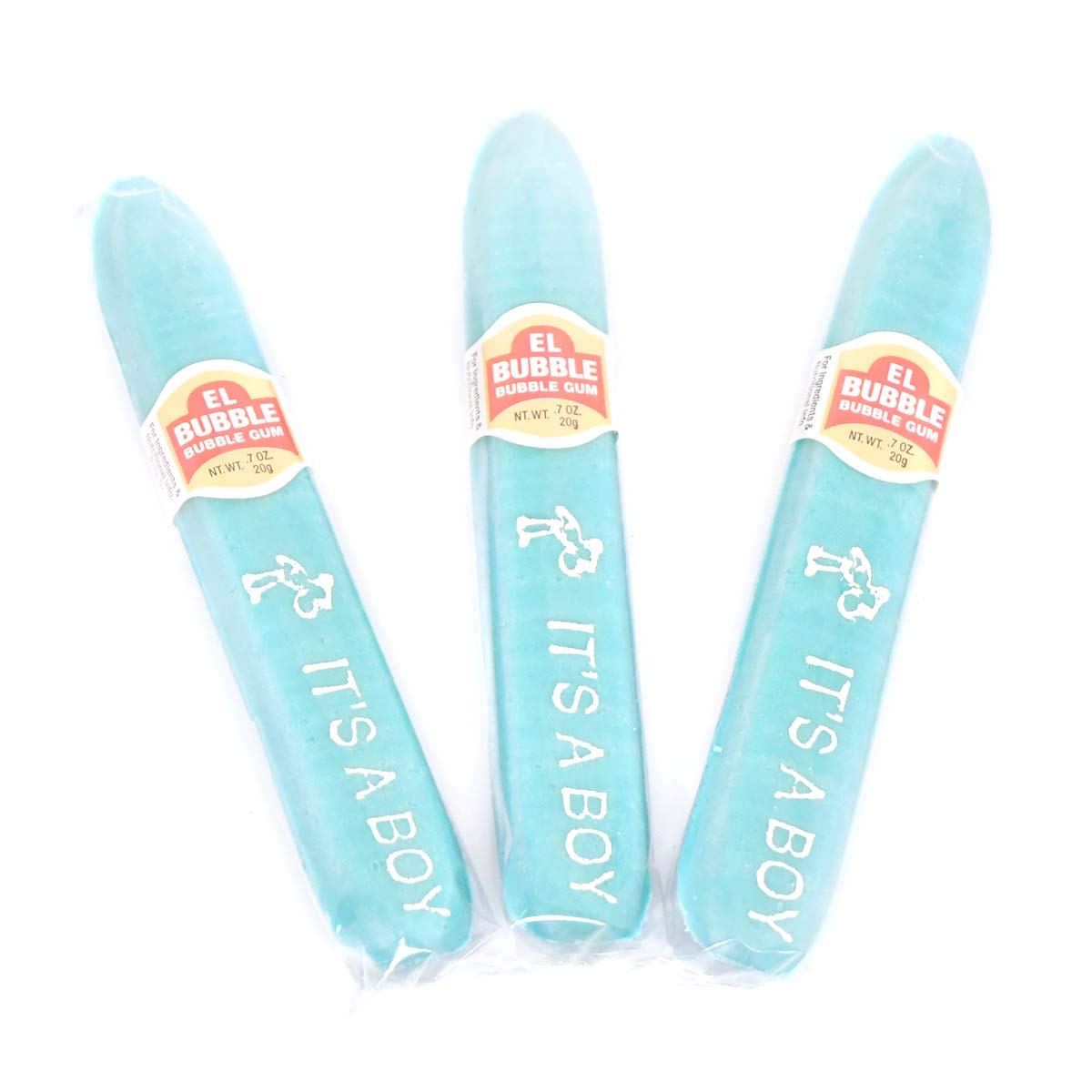 Tootsie Roll Dubble Bubble blue cigar, individually wrapped with Its a Boy
