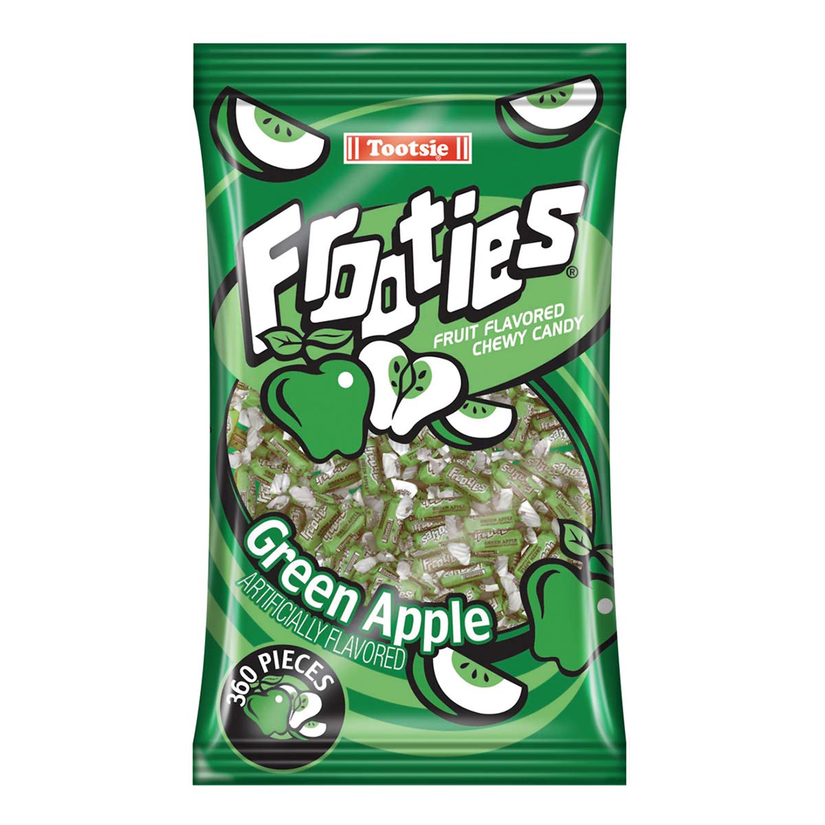 Tootsie Roll Frooties Green Apple bag for party favors and gifts