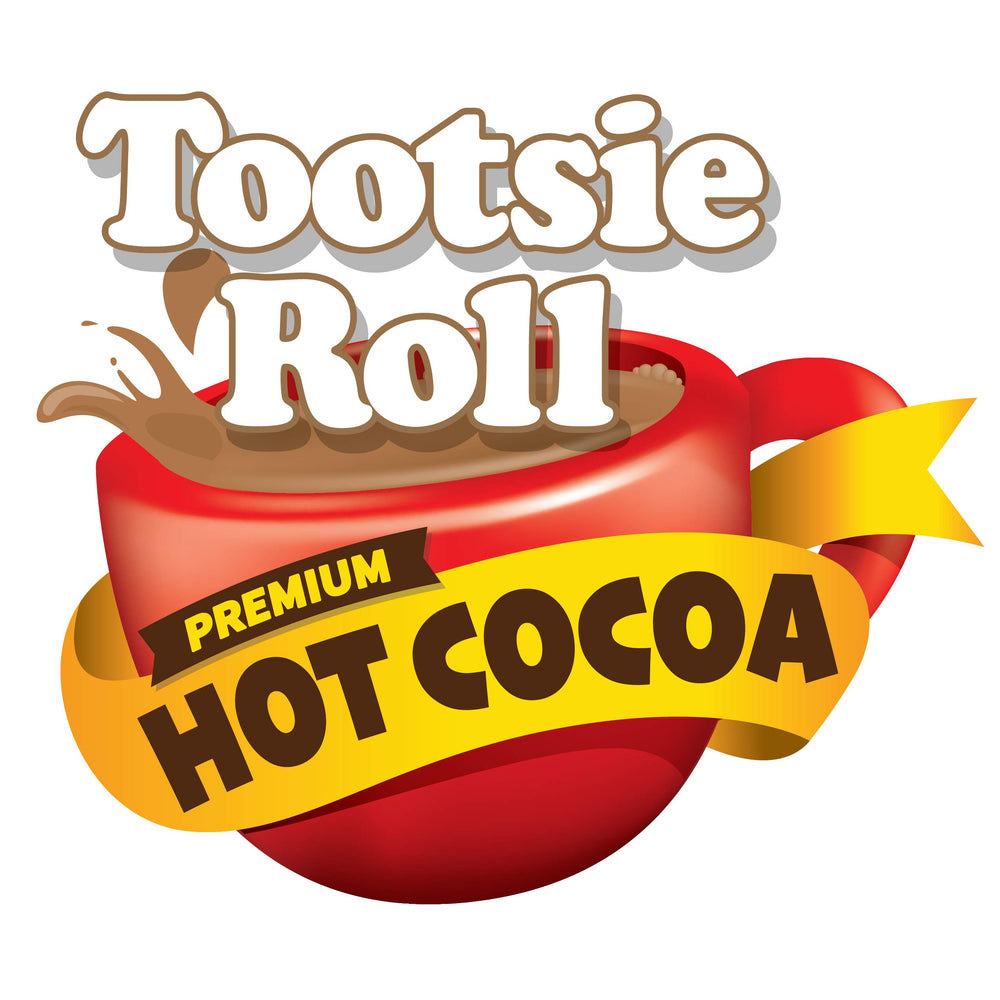 Tootsie Roll Hot Cocoa shelf display appealing to candy lovers.
