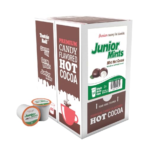 Mint swirls in hot cocoa aroma inviting a comforting sip