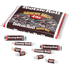 Tootsie Roll Mega Mix foil-wrapped bag preserves freshness for sharing