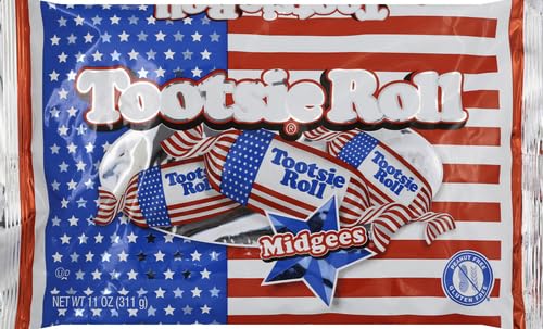 Tootsie Roll Midgees 11-ounce bag for sharing at gatherings.