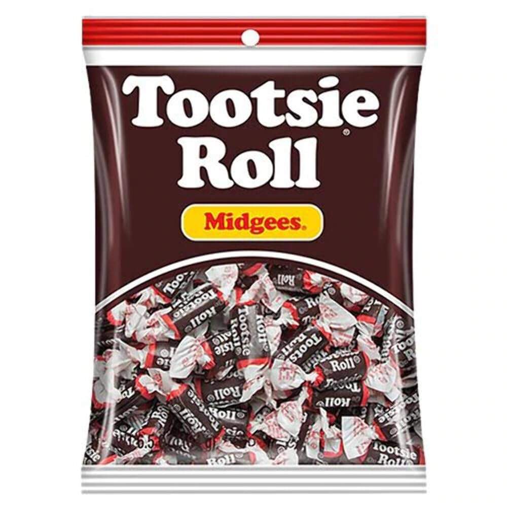 Tootsie Roll Midgees 6.5 oz bag ready for party favors and giveaways.
