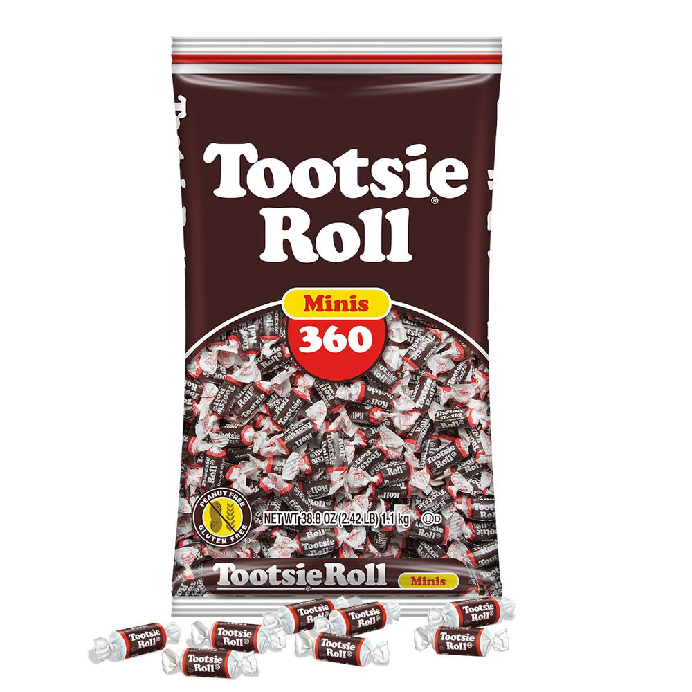 Tootsie Roll Midgees bag front view, ideal for party candy bowls