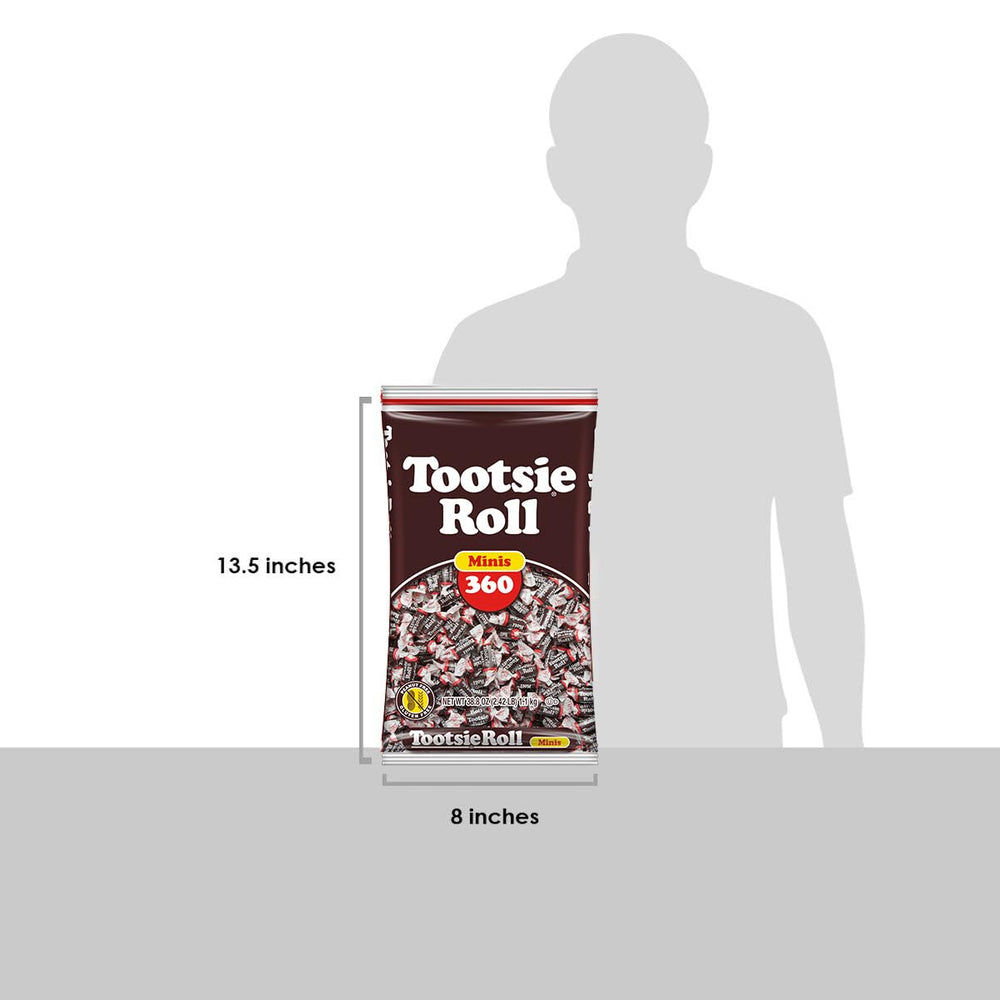 Tootsie Roll Midgees classroom desk display, individually wrapped treats