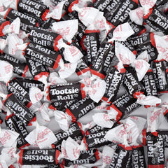 Tootsie Roll Midgees wrappers close-up, kosher and gluten-free minis