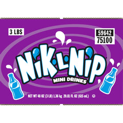 Bulk 3 lb Nik-L-Nip box simplifies party planning and sharing.