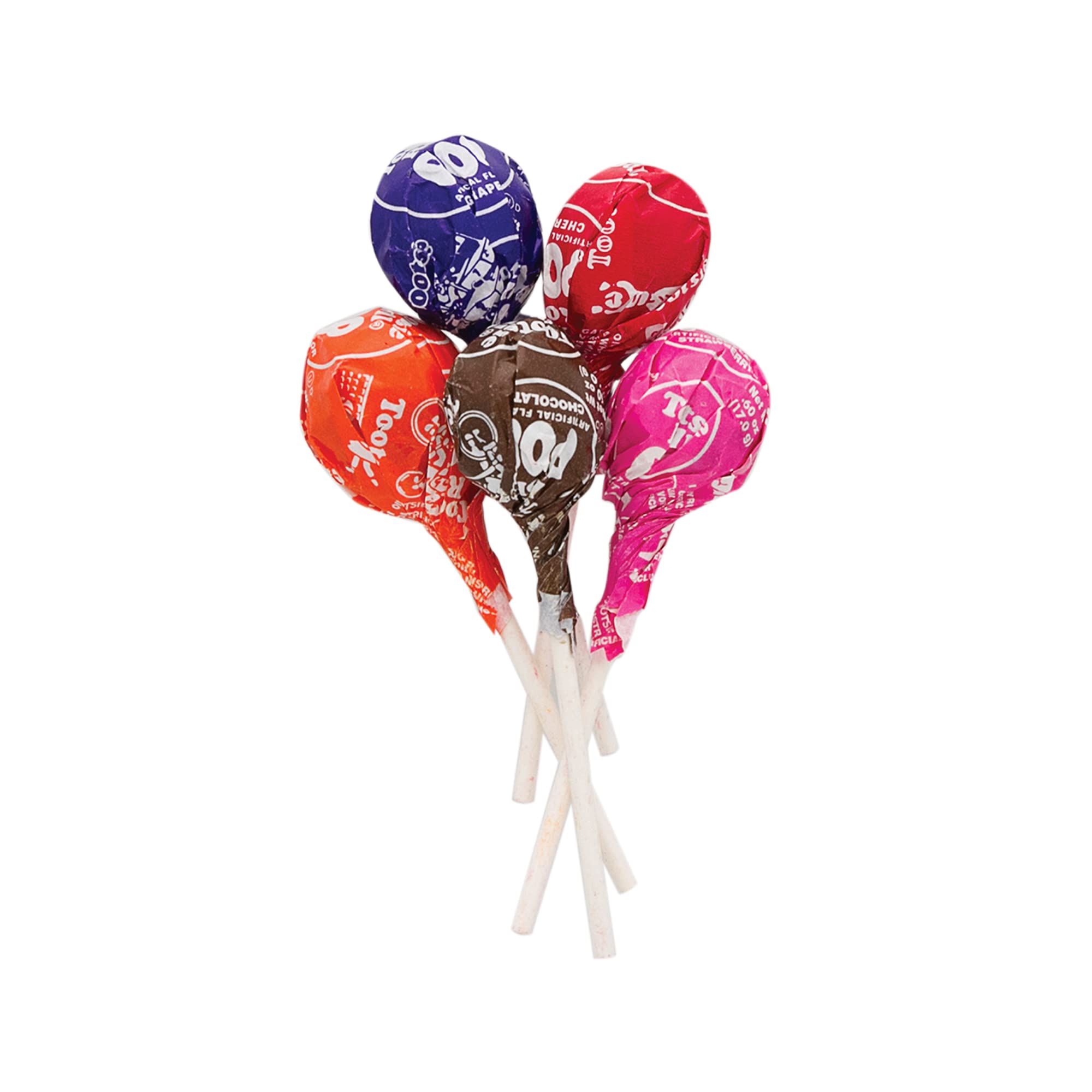 Tootsie Roll Pops open lid display for easy candy table access.