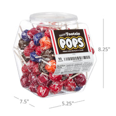 Tootsie Roll Pops individually wrapped candy highlighting stocking stuffer convenience.