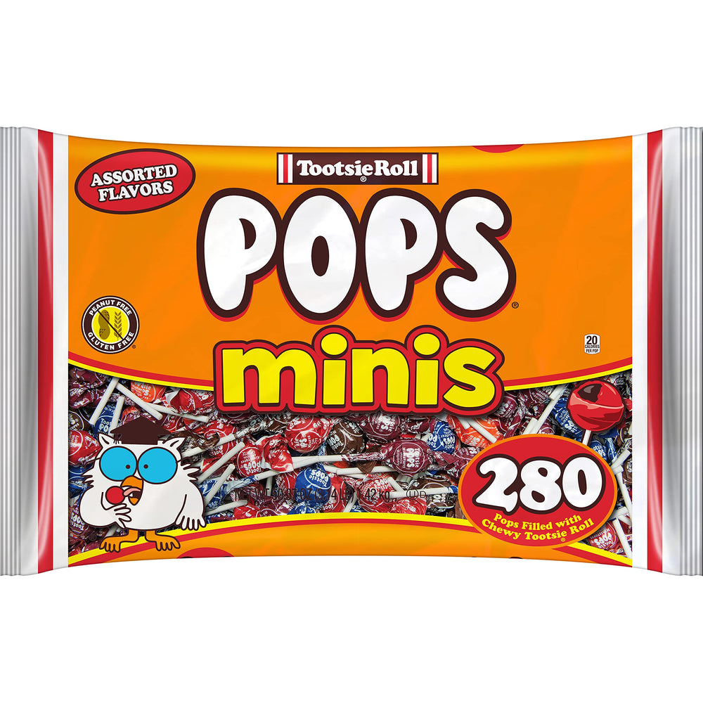 Tootsie Roll Pops original pack front shows classic candy packaging for celebrations.