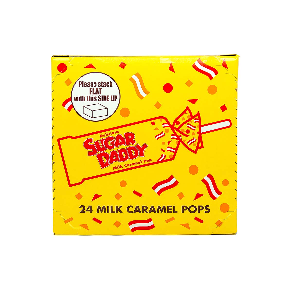 Tootsie Roll Sugar Daddies 24-Count Display of classic caramel lollipops