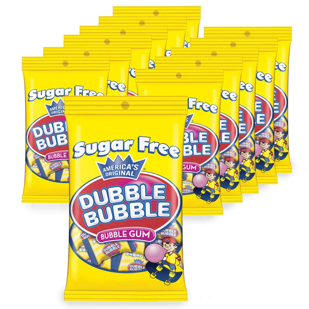 Tootsie Roll Sugar Free Dubble Bubble pack front for sharing at gatherings