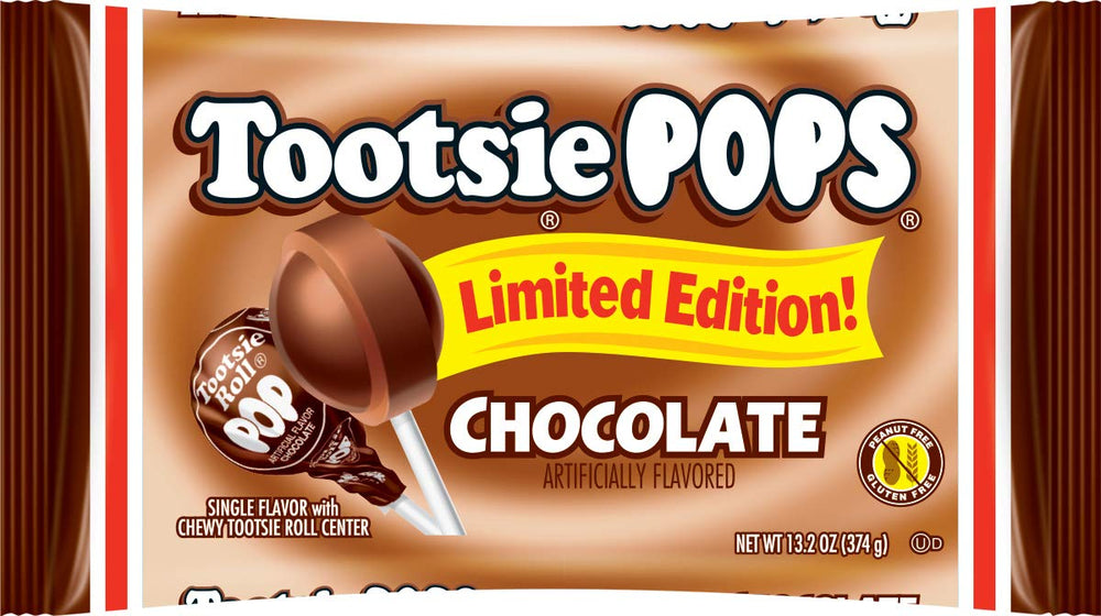 Tootsie Pops chocolate flavor bag ready for sharing in office and break rooms