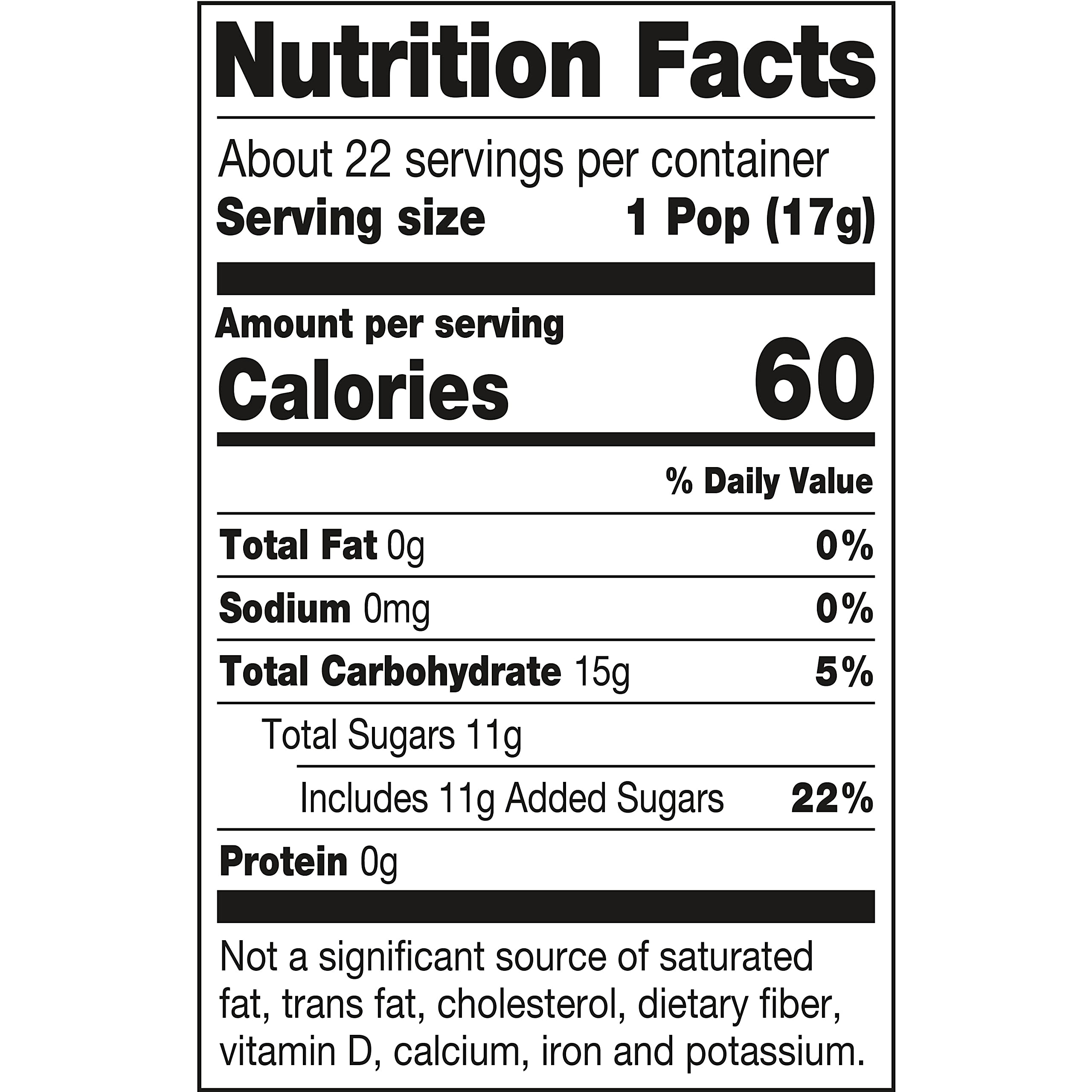 Kosher, peanut-free and gluten-free Tootsie Pops packaging badge