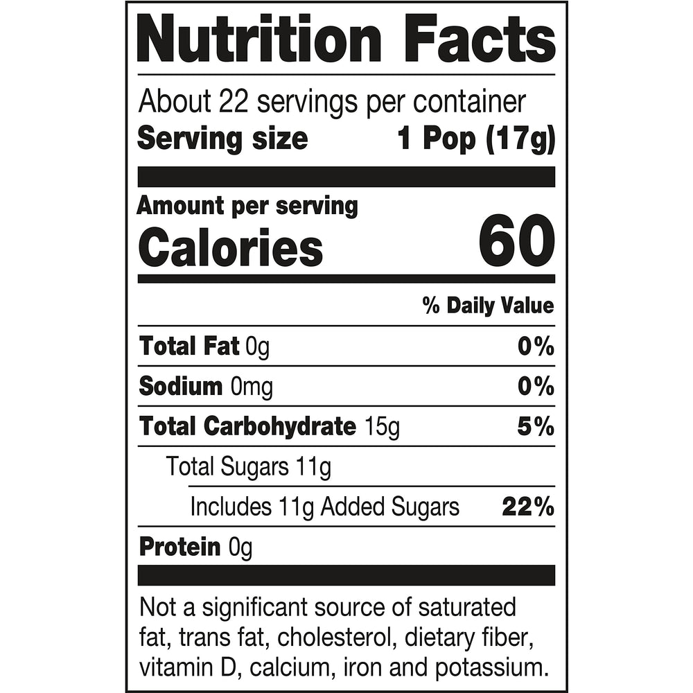 Kosher, peanut-free and gluten-free Tootsie Pops packaging badge
