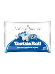Tootsie Roll Vanilla Midgees 12oz bag, seasonal vanilla candy ideal for sharing this fall