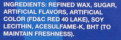 Tootsie Roll Wack-O-Wax Lips Cherry individually wrapped pieces for sharing.