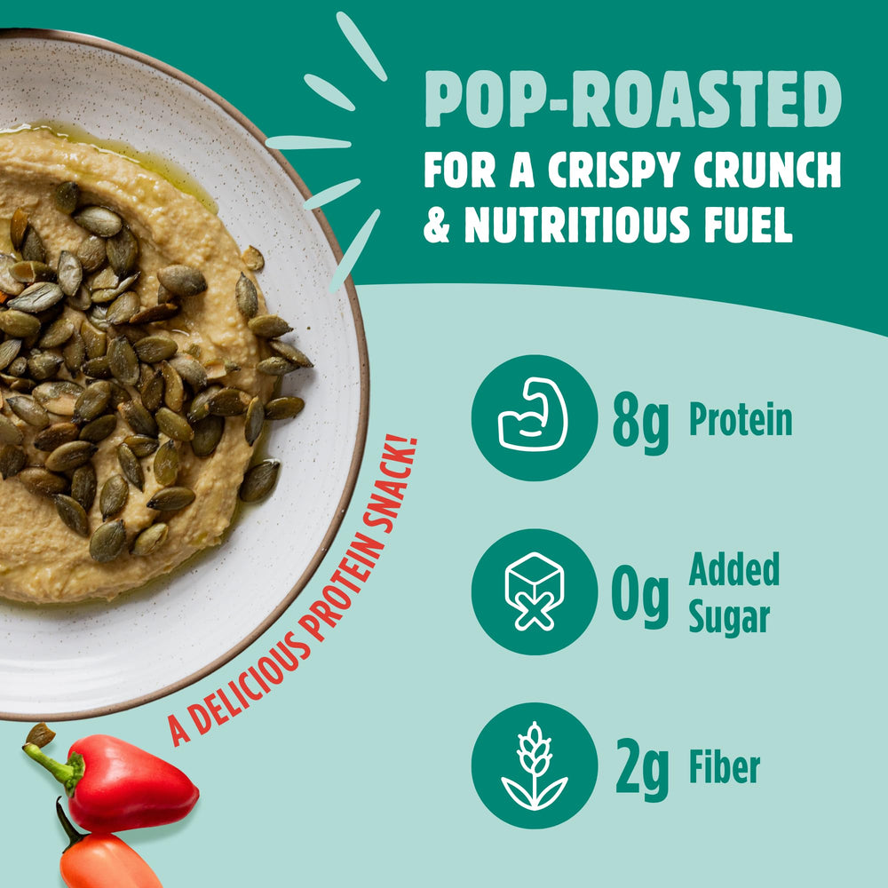 Top Fox Pumpkin Seeds sprinkled on salad for extra crunch
