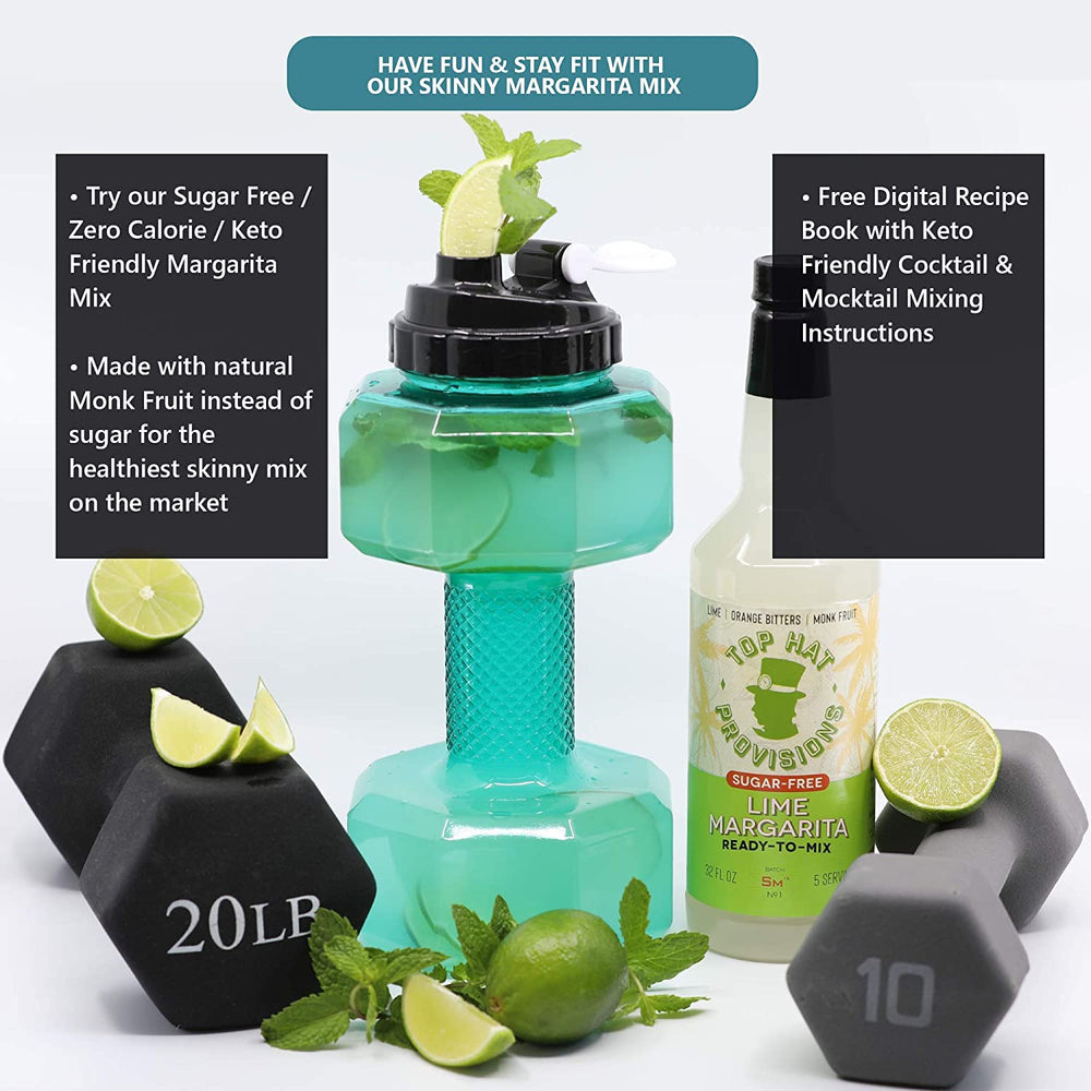 Top Hat Provisions bottle back-of-bottle recipes idea display for cocktails.