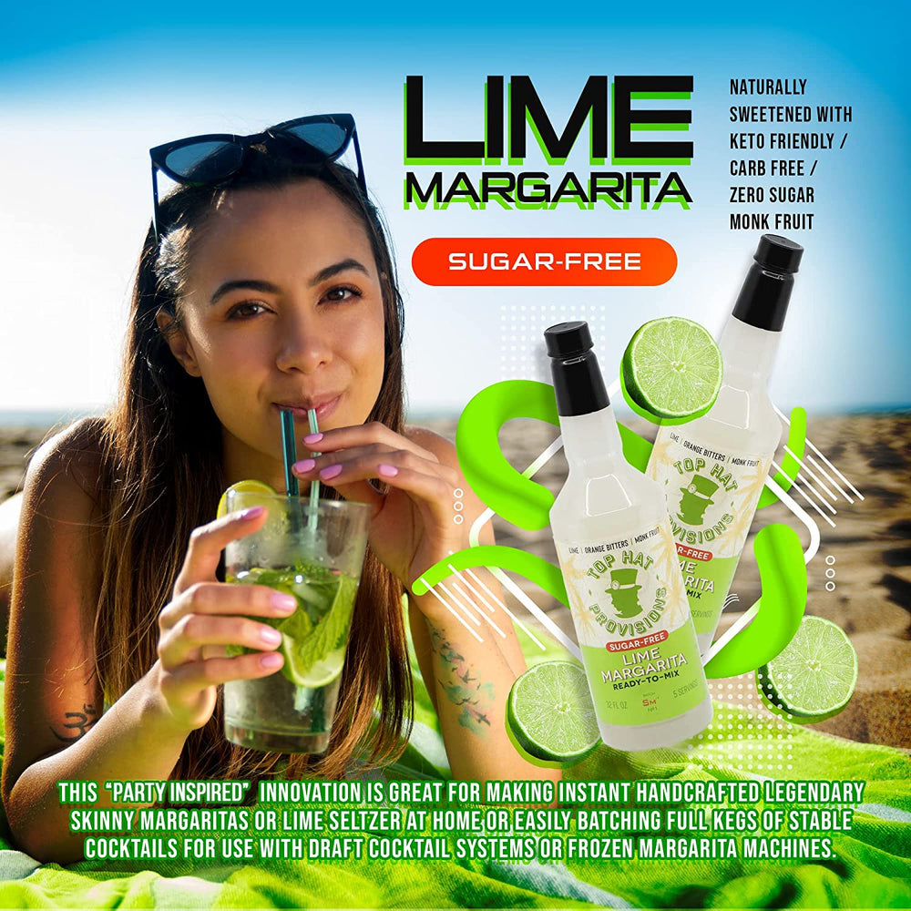Top Hat Provisions sugar-free cocktail mixer supports keto lifestyles at gatherings.