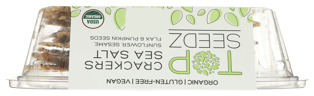 Top Seedz crackers with snack pairing idea for cheese.
