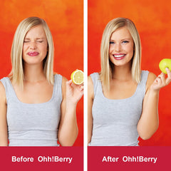 Seed removal from Ohh! Berry Miracle Berry before tasting