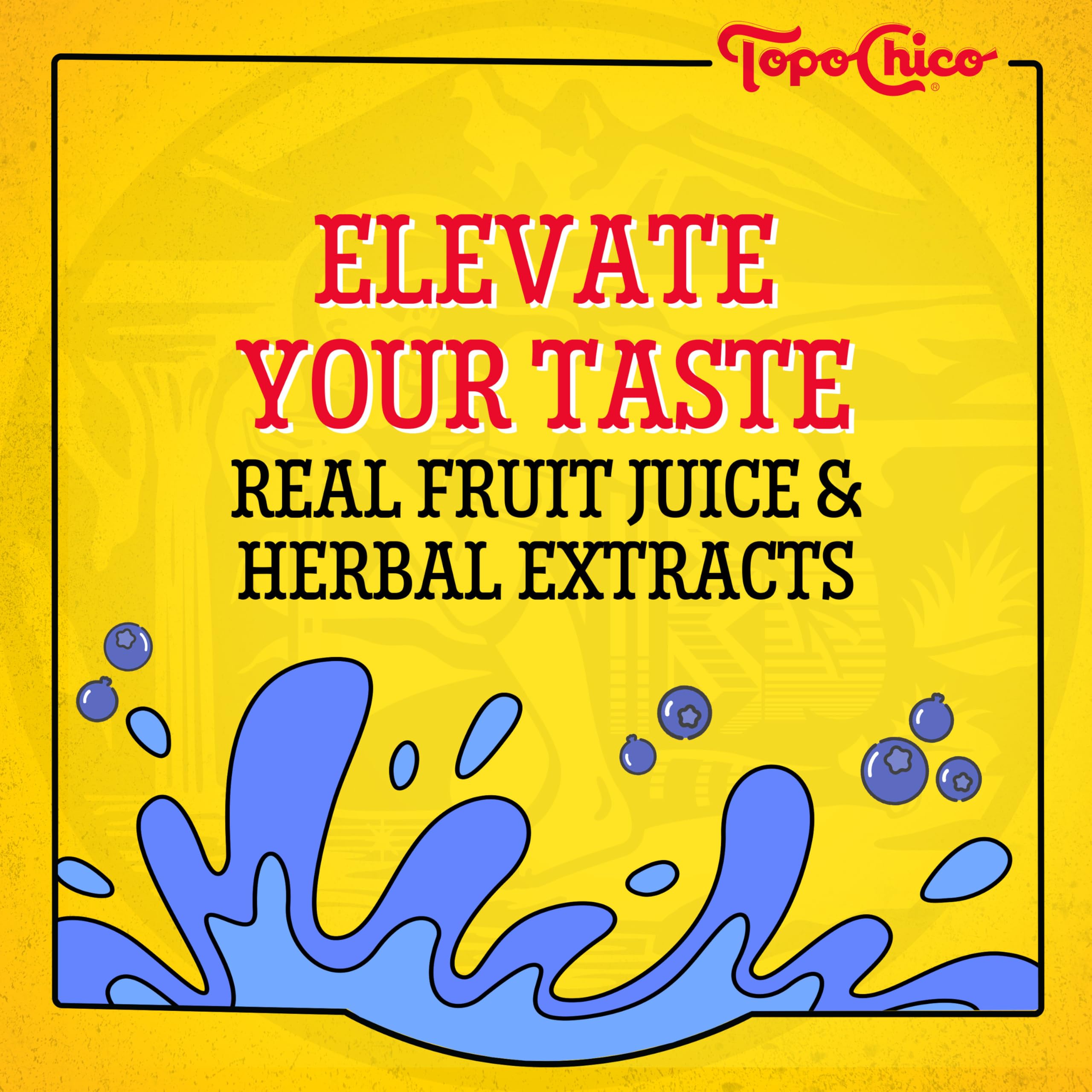 Topo Chico label and packaging hints at legendary mineral heritage.