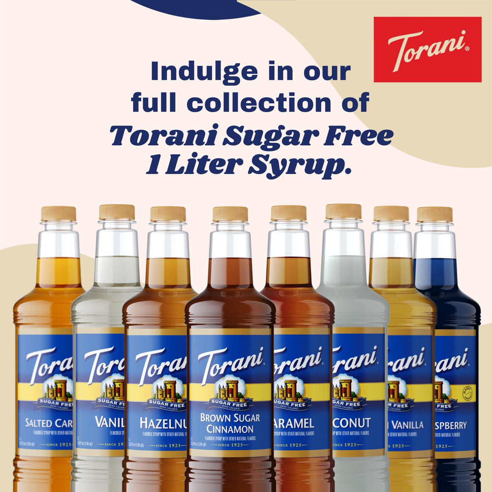 Torani syrup elevates dairy-friendly beverages with fruity color.