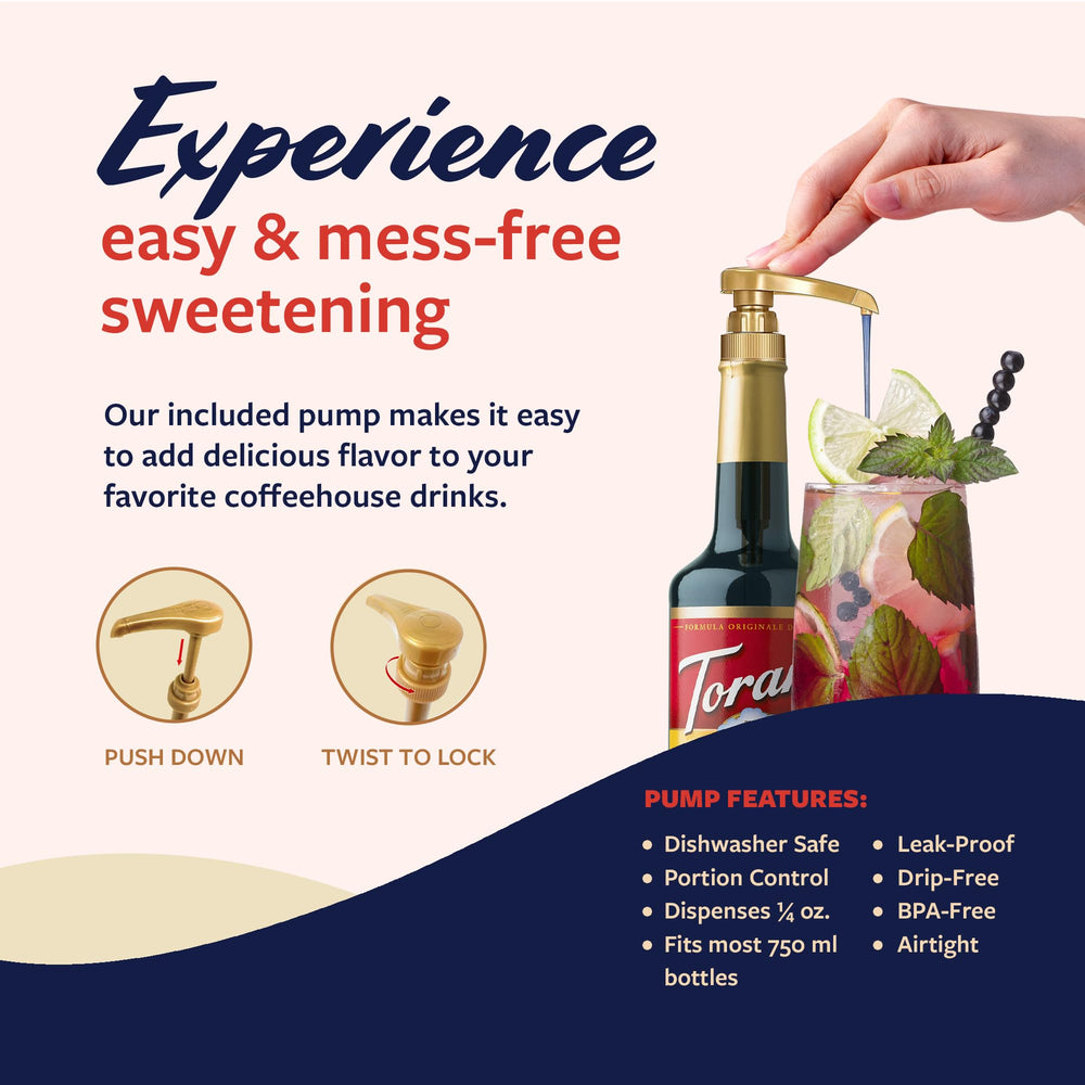 Torani Blueberry Syrup brings color and aroma to sodas and cocktails.