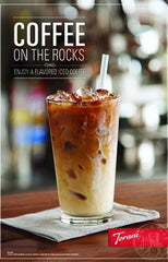 Torani Bourbon Caramel Syrup swirls into coffee for a twist