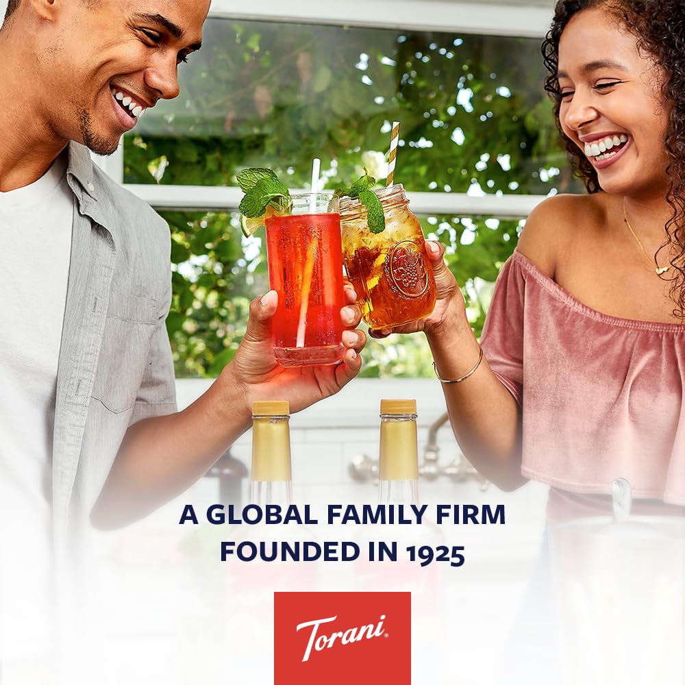 Torani Brown Sugar Cinnamon syrup gold-standard flavor enriches beverages.