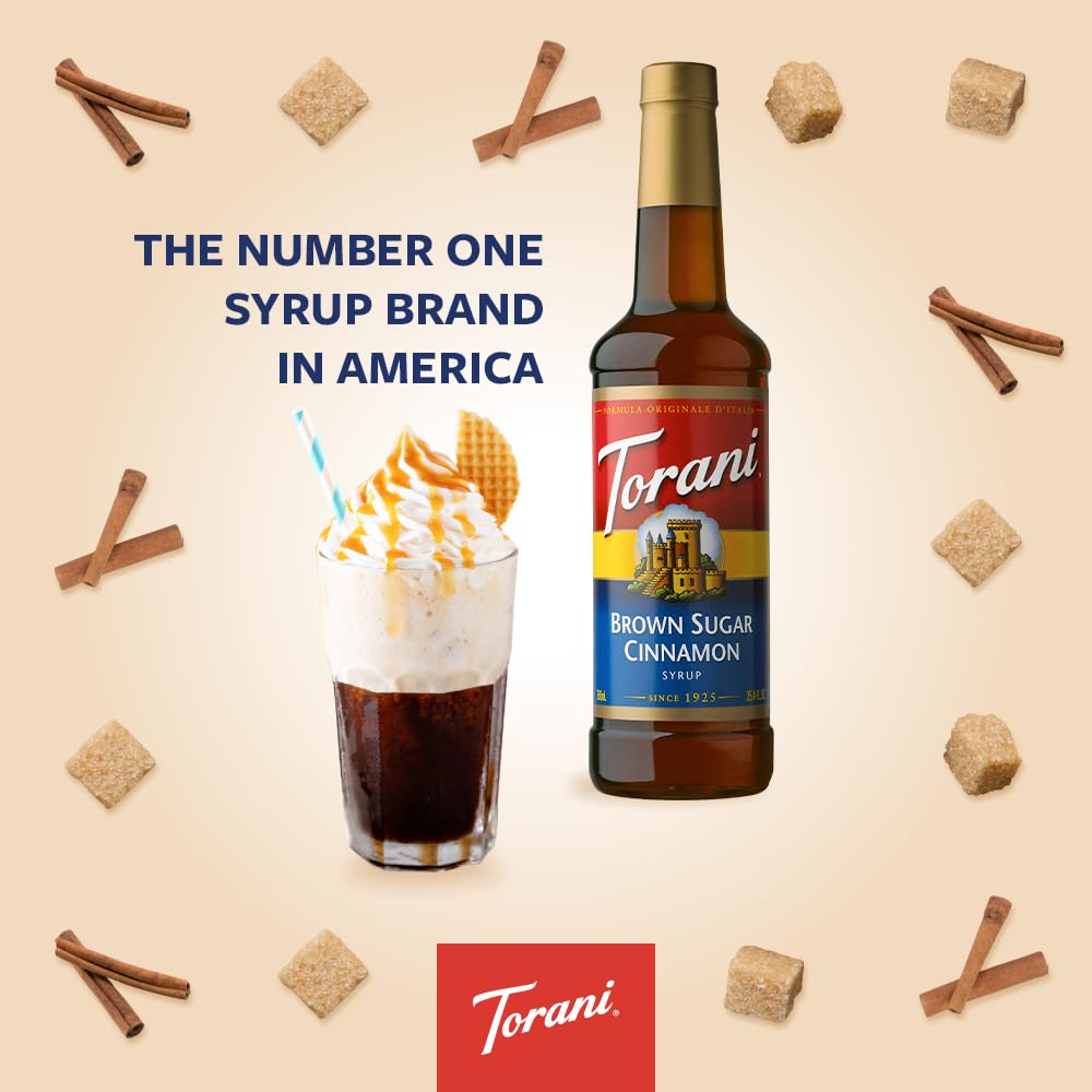 Torani syrup oatmeal topping adds warmth and depth to breakfast.
