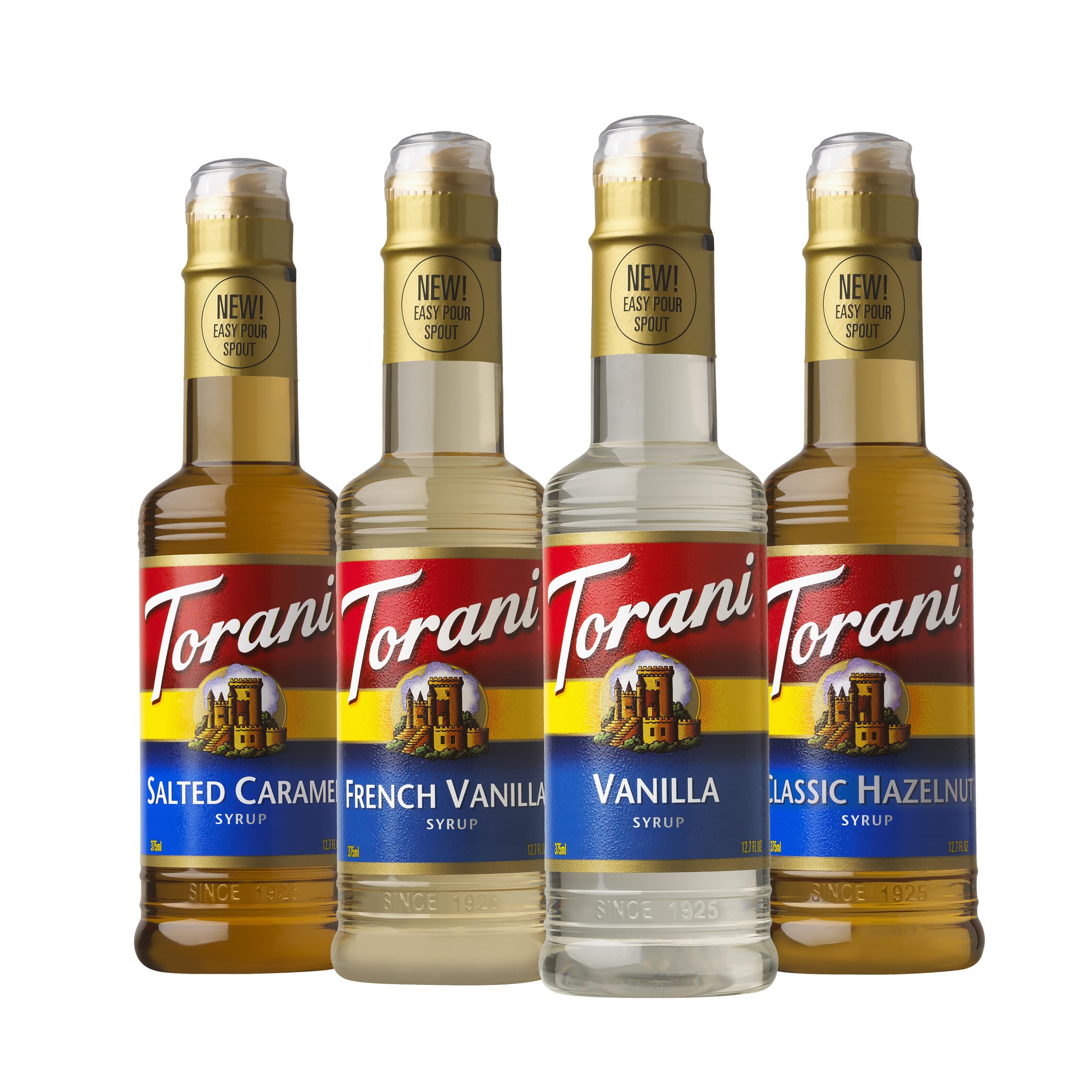 Torani Cafe Variety Pack bottles for crafting cafe-quality drinks at home