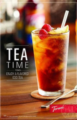 Torani Cherry Lime glass served with ice inviting refreshment