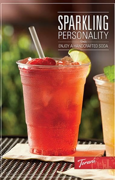 Torani Cherry Lime label displays all-natural flavor and bottle details