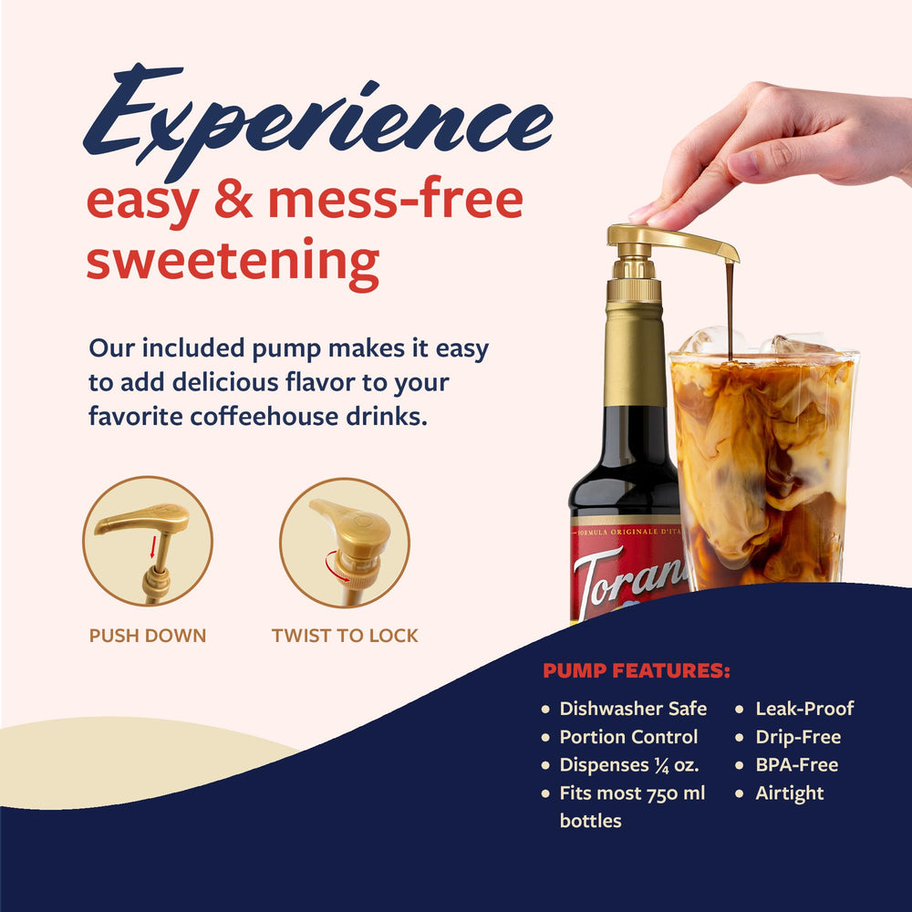 Cold brew enhanced with Torani Chocolate Milano Syrup