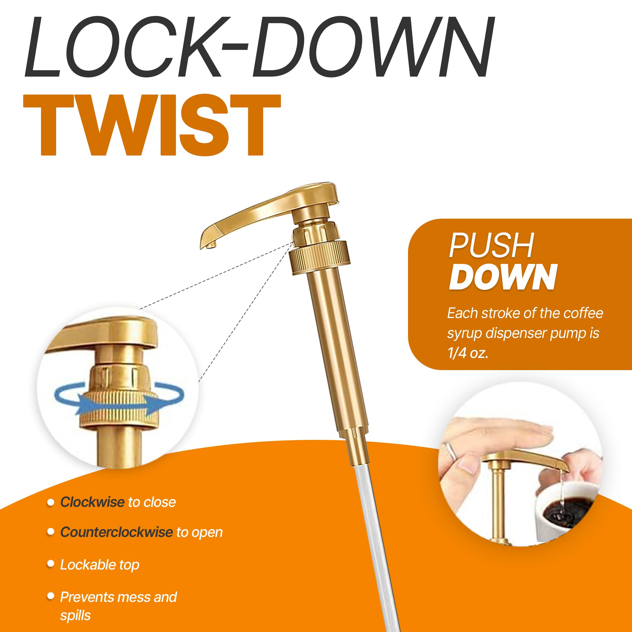 Two pump dispensers help you control sweetness precisely for tea, coffee, and desserts.