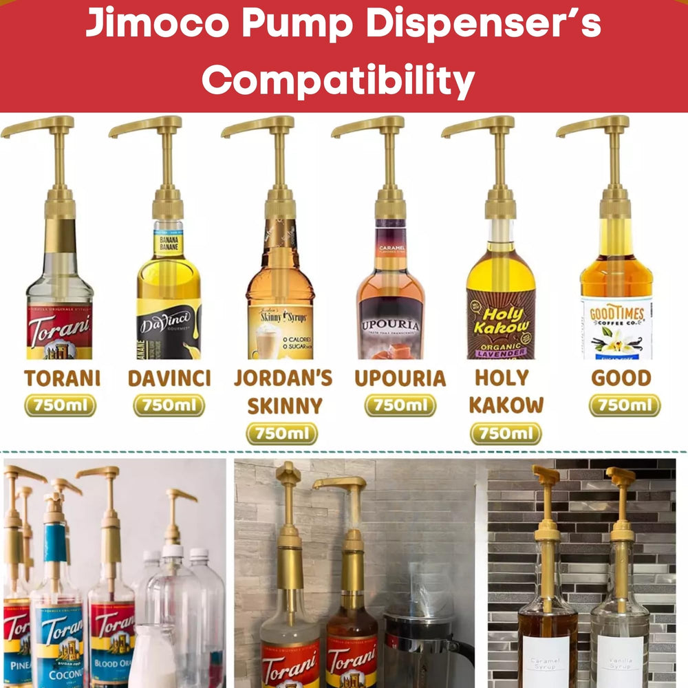 Torani and Jimoco bundle display demonstrates versatile flavoring for home use.