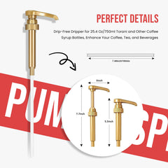 Three Jimoco pumps for precise, mess-free syrup dispensing.