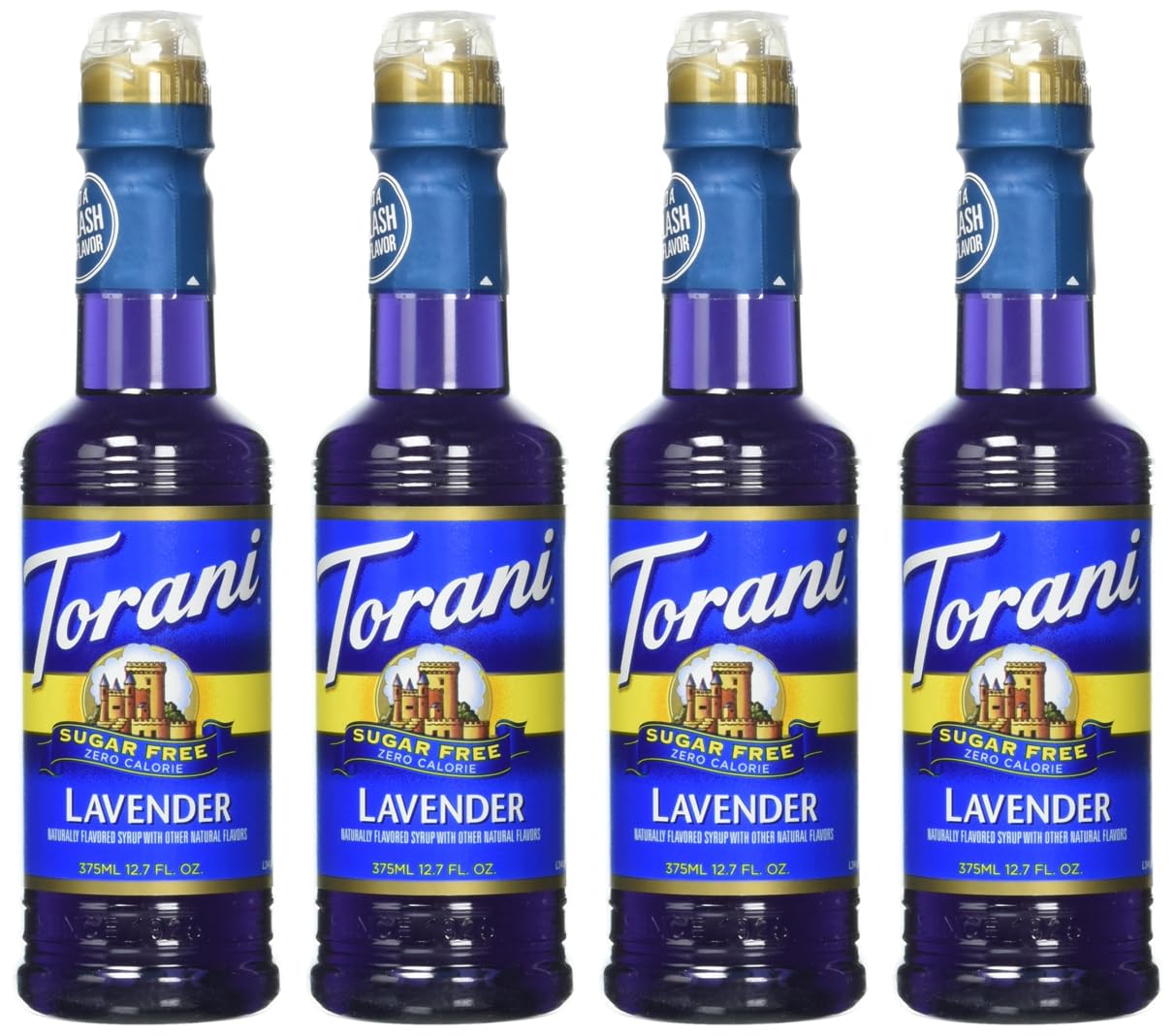 Torani Lavender Syrup bottle collection for at-home flavoring and barista-style drinks