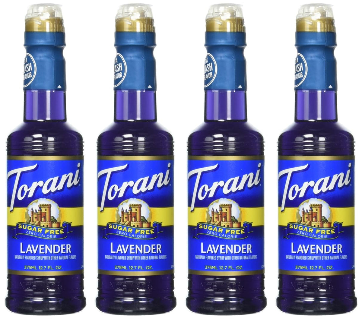Torani Lavender Syrup bottle collection for at-home flavoring and barista-style drinks