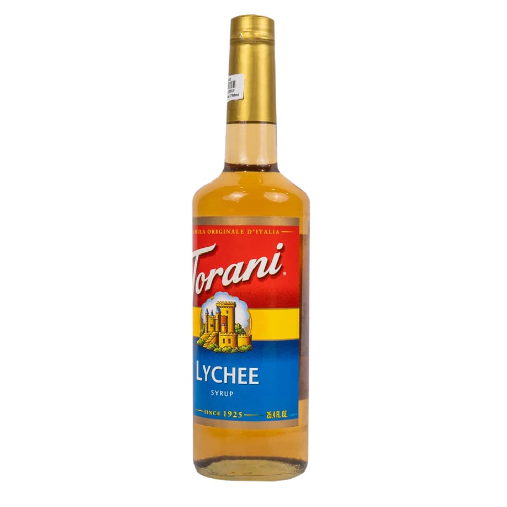 Lychee-flavored Torani syrup elevates cocktails and mocktails.