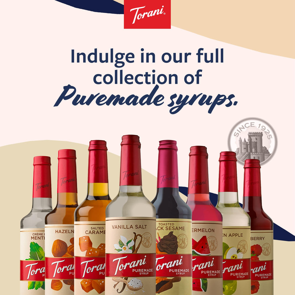 Pump included with Torani Peach Syrup for easy dispensing