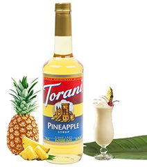 Torani Pineapple Syrup Italian soda ready to mix.