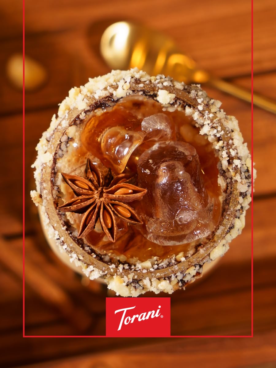Torani Puremade Hazelnut Syrup latte idea adds toasted hazelnut aroma