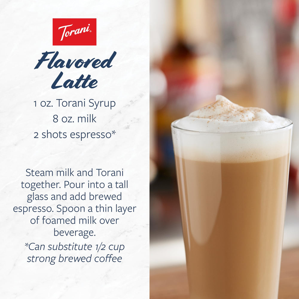 Torani Raspberry Syrup used by barista for flavor depth