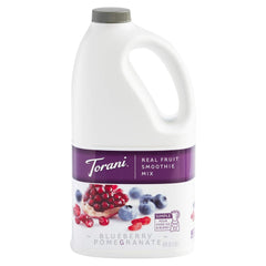 Torani Real Fruit Smoothie Mix blueberry-pomegranate 64oz bottle for bold blends
