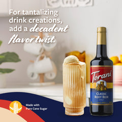 Cocktail and mocktail uses with Torani Root Beer Syrup